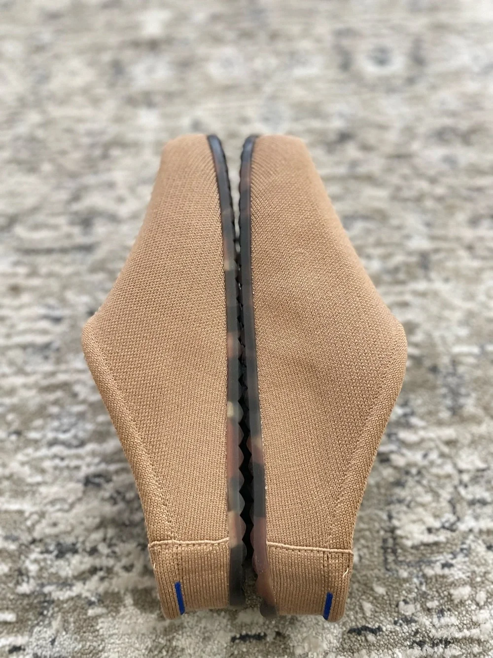 Rothy's The Casual Clog Butternut Size 10 Merino Wool Tan Beige - Picture 6 of 6